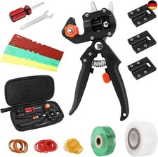 Housolution Gartenschere Ratschenschere, 2-in-1 Haltbar Veredelungsschere