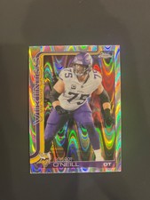 2025 TOPPS CHROME RAYWAVE REFRACTOR BRIAN O'NEILL MINNESOTA VIKINGS #196