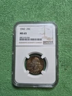 1942 25C MS 65 Washington Quarter NGC Toner