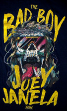 AEW All Elite Wrestling Bad Boy Joey Janela Skull XL T Shirt Blue FREE SHIPPING