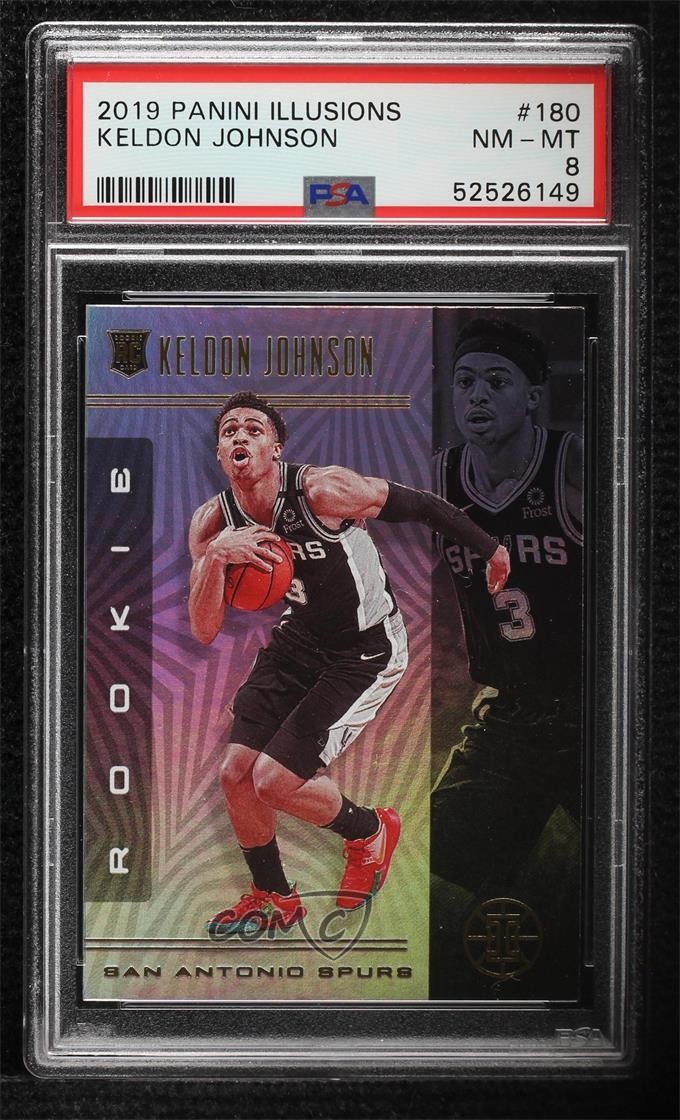 2019 Panini Panini Illusions #180 Keldon Johnson front