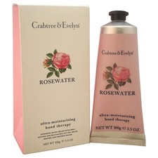 Crabtree Evelyn Ultra-Moisturising Hand Therapy, Rosewater, 3.5 oz