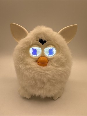 Hasbro Furby 2012 White Rare Collectible Interactive Toy Yeti TESTED WORKING