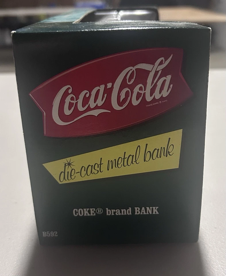 ERTL Vintage 1995 Coca Cola 1953 camión botella banco de metal fundido a presión Foto 4 de 4