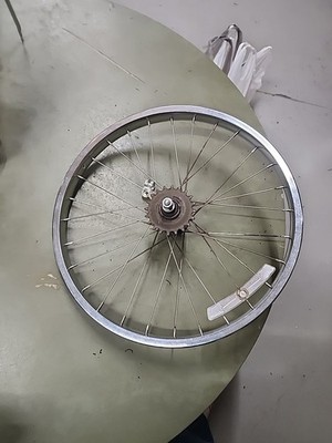1998 SCHWINN STINGRAY APPLE KRATE COASTER BRAKE BIKE CHROME REAR RIM NICE  L$$K