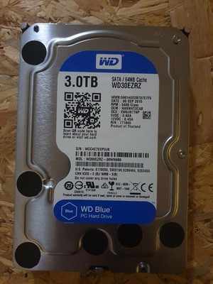 Western Digital Blue 3TB 3.5zoll SATA Festplatte (WD40EZRZ)