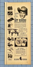 1954 Roy Rogers Products Print Ad Souvenirs Watch Gun Holster