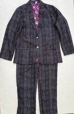 Nightmare Before Christmas Jack Skellington Disney Striped Suit Jacket Pants XL