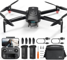 HS175G GPS Drone with 4K EIS Camera for Adults Beginners, 249g Foldable RC Quadc