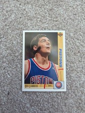 Upper Deck NBA Basketball 1991 #167 Bill Laimbeer Detroit Pistons Card