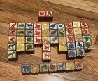 51 Antique Hi-Lo Interlocking Blocks Halsam Toy Company Made 1940s-1960s. USA — photo 3
