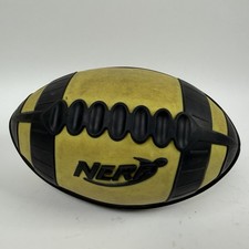 Vintage Nerf Football Weather Blitz Yellow and Black Foam 2005 Hasbro Rare