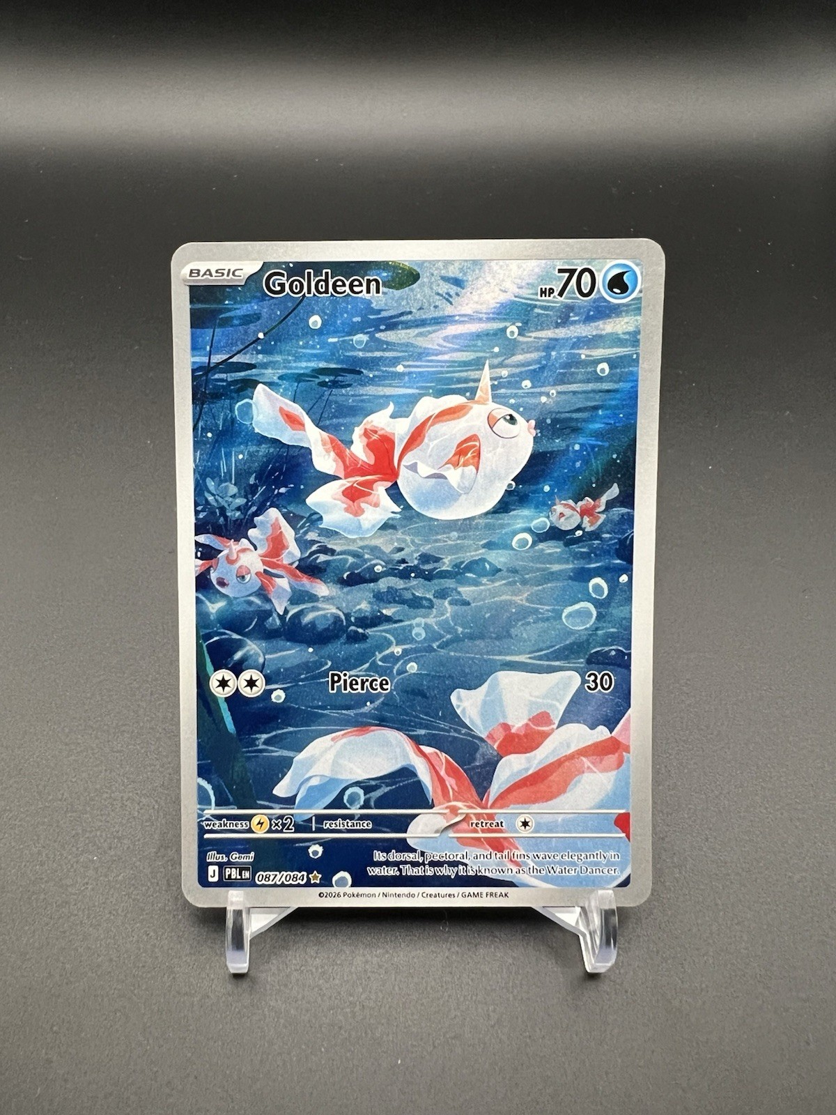 Pokémon TCG Goldeen 087/084 Pitch Black IR Holo 70HP EN 2026
