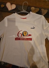 2007 Puma Ferrari 60th Year Anniversary T-Shirt Car Auto Promo Large