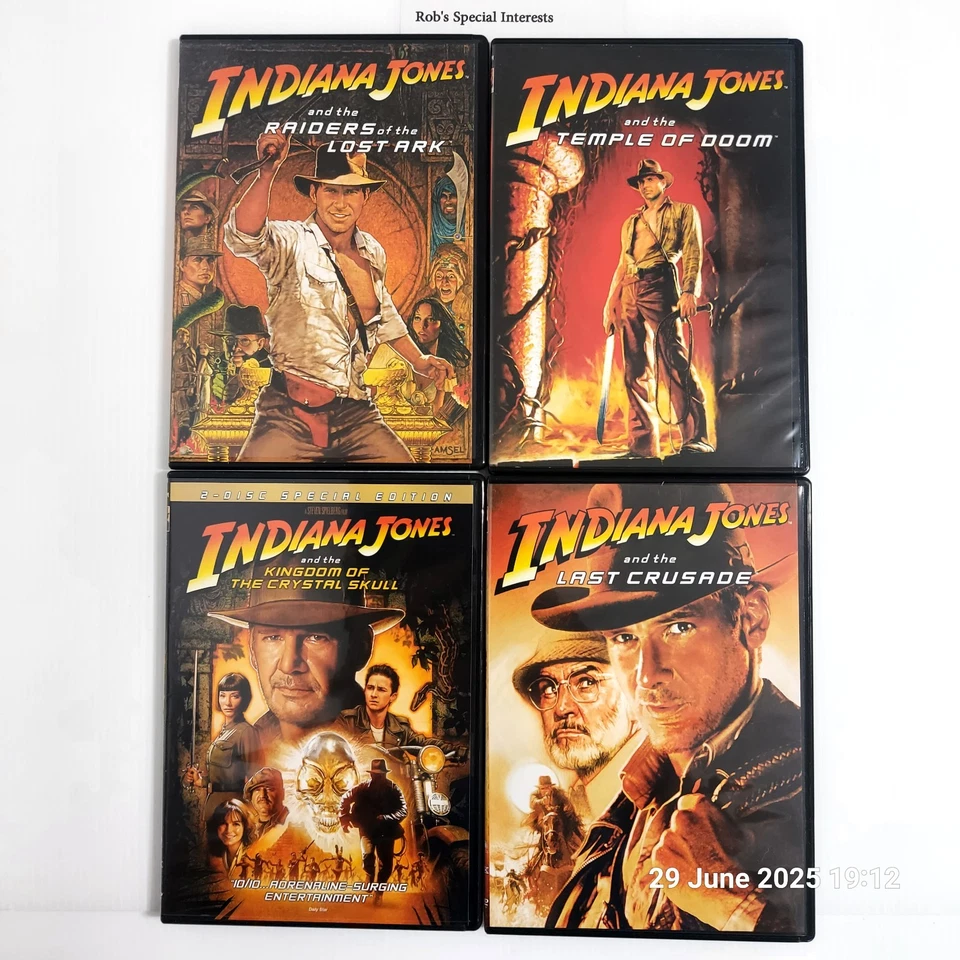 DVD Adventure Indiana Jones The Complete Collection 4 Movie Box Set Harrison For - Image 4 of 4