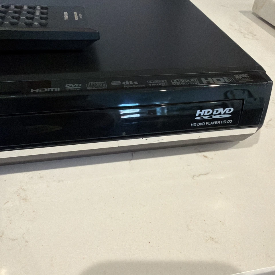 Reproductor de DVD TOSHIBA HD (HD-A3KU) 1080p con control remoto *PROBADO* Foto 4 de 4