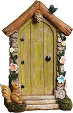Fairy Door for Trees Outdoor - Garden Accessories, Miniature Decor, Magic Enchan