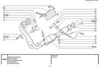 Hitzeschutzblech / Abschirmblech Katalysator Lada Niva - 21214-1206018