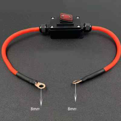 #ad Waterproof 60A 12 24V Motorcycle Power Master Switch Battery Disconnector amp;Cable $27.67