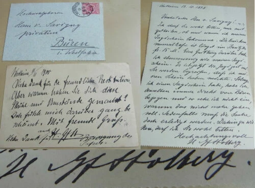 Schriftstück & -graphen von Adeligen