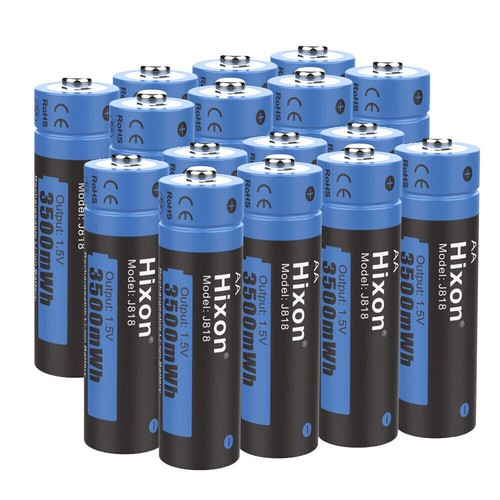 AA Akku Hixon 3500mWh 1,5V Wiederaufladbare Lithium AA Batterien, LCD Ladegerät - Afbeelding 17 van 20