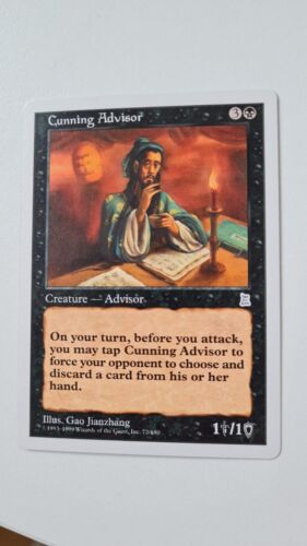 MTG Card. cunning Advisor Portal Three Kingdoms. Exact as pictured.  - Picture 1 of 2