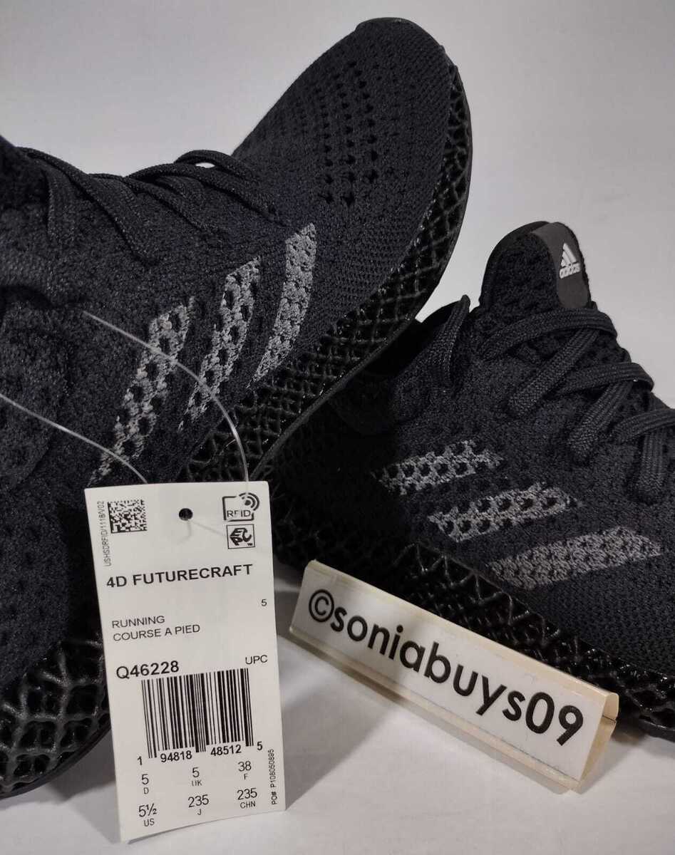 Adidas Men's 4DFWD Future Craft Running Shoes, Q46228, Black Adidas Men's 4DFWD Future Craft Running Shoes, Q46228, Black