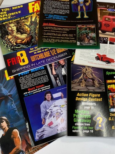 1990s Lot of 6 Action Figure News Toy Review Digest Unproduced STAR WARS + LOTR - Foto 9 di 9
