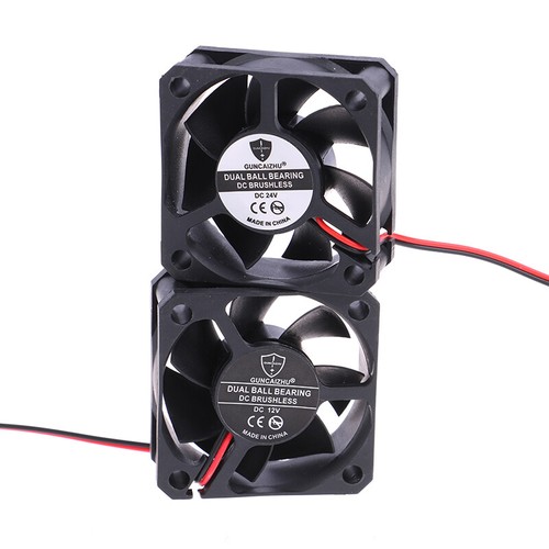 5020 5V/12V/24V 50*50*20 mm 2wire 2-Pin Server Inverter Cooling Fan - Afbeelding 8 van 14