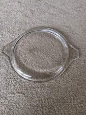 PYREX 470-C CLEAR GLASS LID REPLACEMENT CASSEROLE LID TAB HANDLES FREE USA SHIP