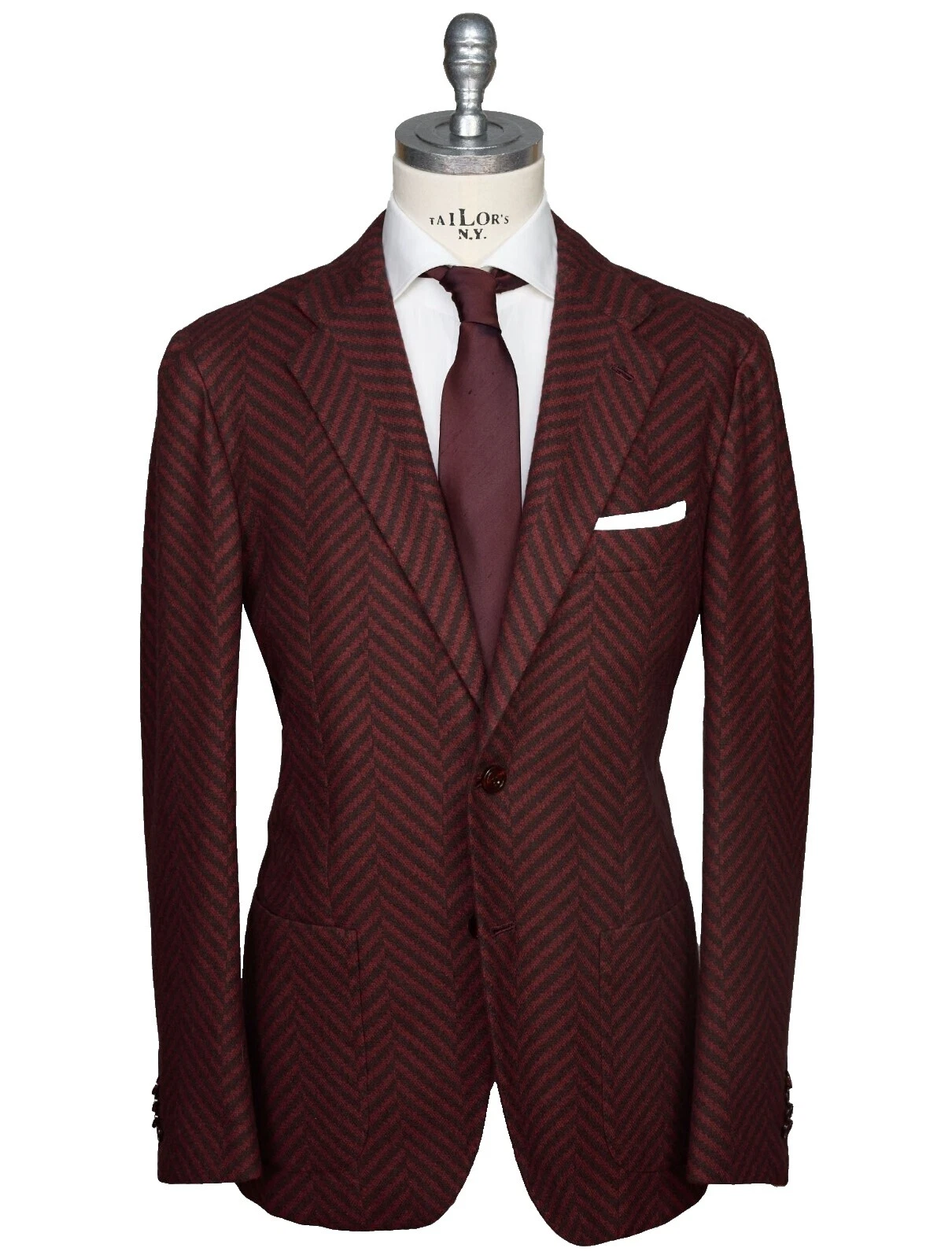 Kiton Blazers geométrica para hombres