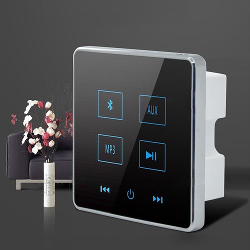 Bluetooth-Compatible 2 Channel 20W Class D In Wall Amplifier Audio Touch Screen - Photo 13/24