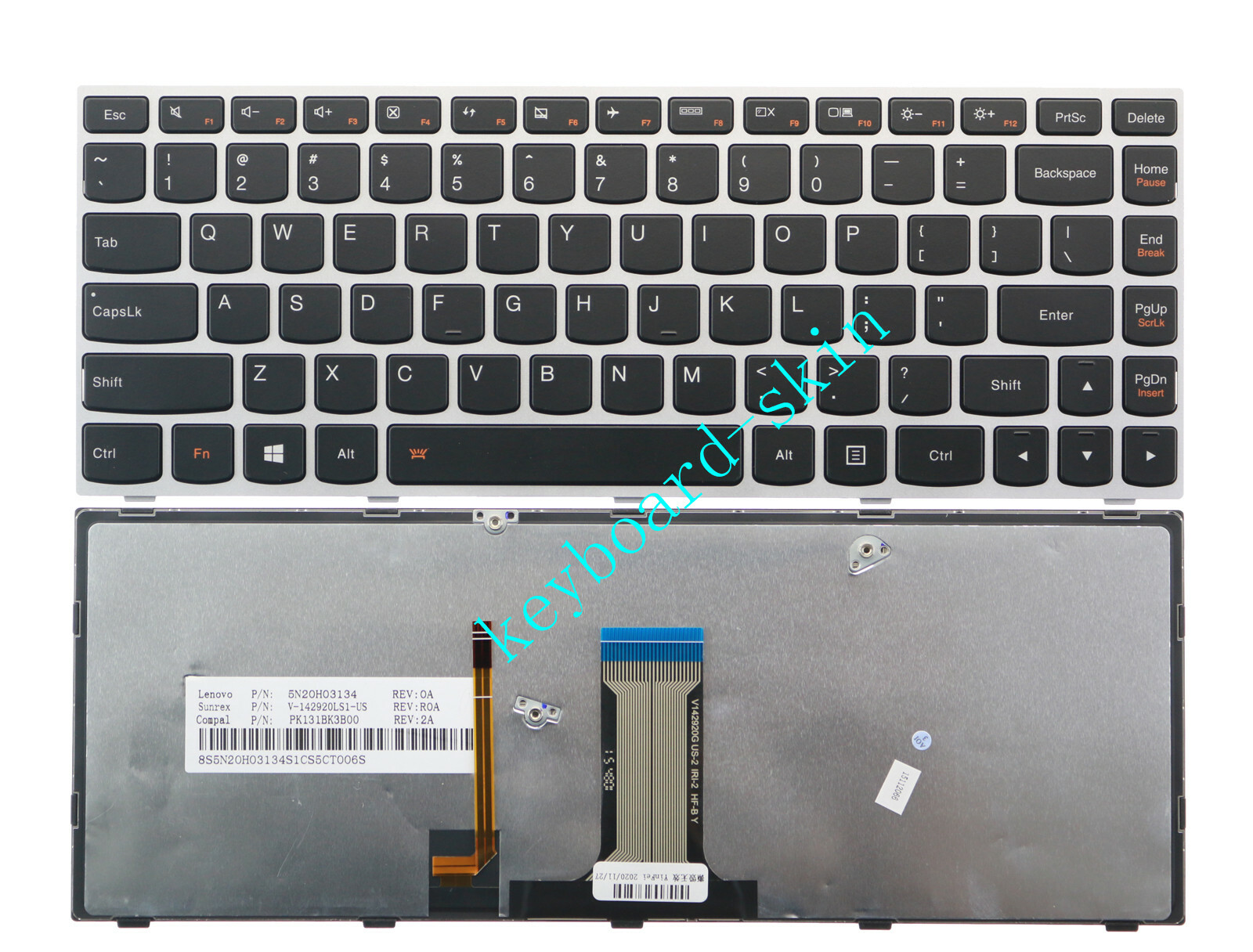 New for Lenovo IdeaPad G41 G41-30 G41-45 G41-70 G41-75 G41-80 Keyboard backlit