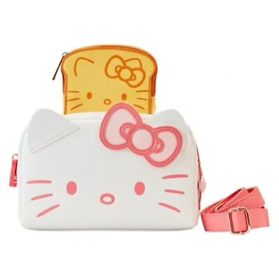 Loungefly Sanrio Hello Kitty Toaster Crossbody Bag with Wallet Coin Purse NWT