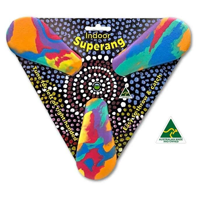FlyingToyz Indoor SUPERANG Boomerang, Fun for kids & all, AMBIDEXTROUS