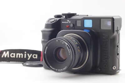 Medium Format Mamiya 7ii 80mm TOP MINT W/ Strap Mamiya 7II Black