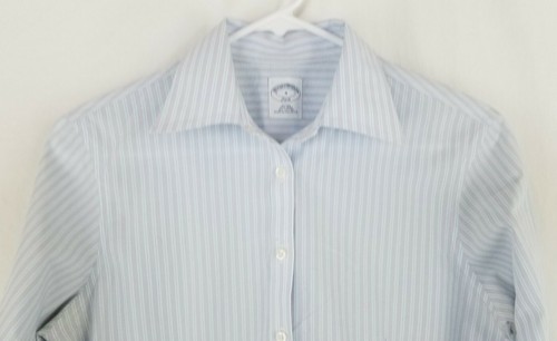 Shirt 346 Blue Striped Size 4 Blouse 