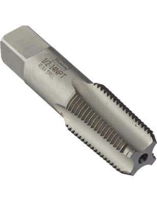1/2'' -14 NPT Taper Pipe Tap CS USA Irwin 1905 ZR Carbon Steel Rethread Cleaning