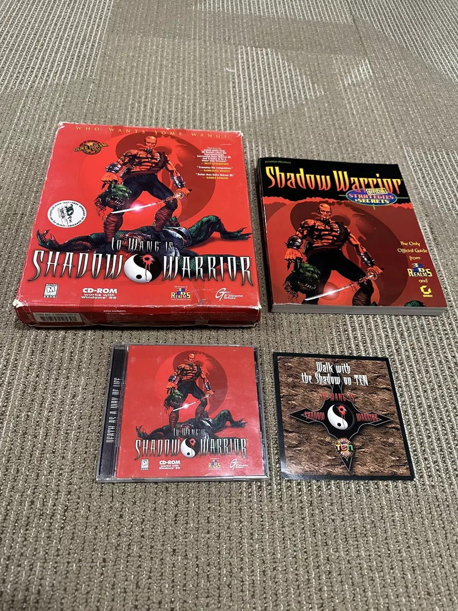 Lo Wang is SHADOW WARRIOR (PC, 1997) Big Box with Official Guide