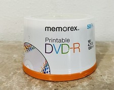 Memorex DVD-R 50 Pack 16X 4.7GB 120 Min Brand New Factory Sealed