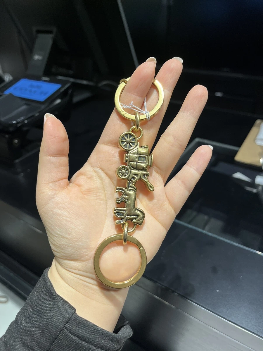 Keychain with Brass Hardware