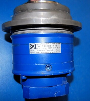 Alpha Getriebebau GmbH TP 010-MA3-220-011-000 High Torque Planetary Gearbox