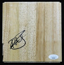 Damien Inglis Milwaukee Bucks Signed 6x6 Floorboard JSA Authenticated
