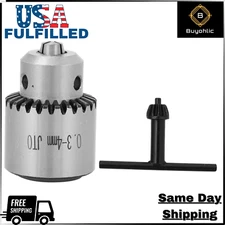 Micro Fine JT0 Taper Drill Chuck 0.3-4mm with Key – Manual Feed-USA FULFILLED