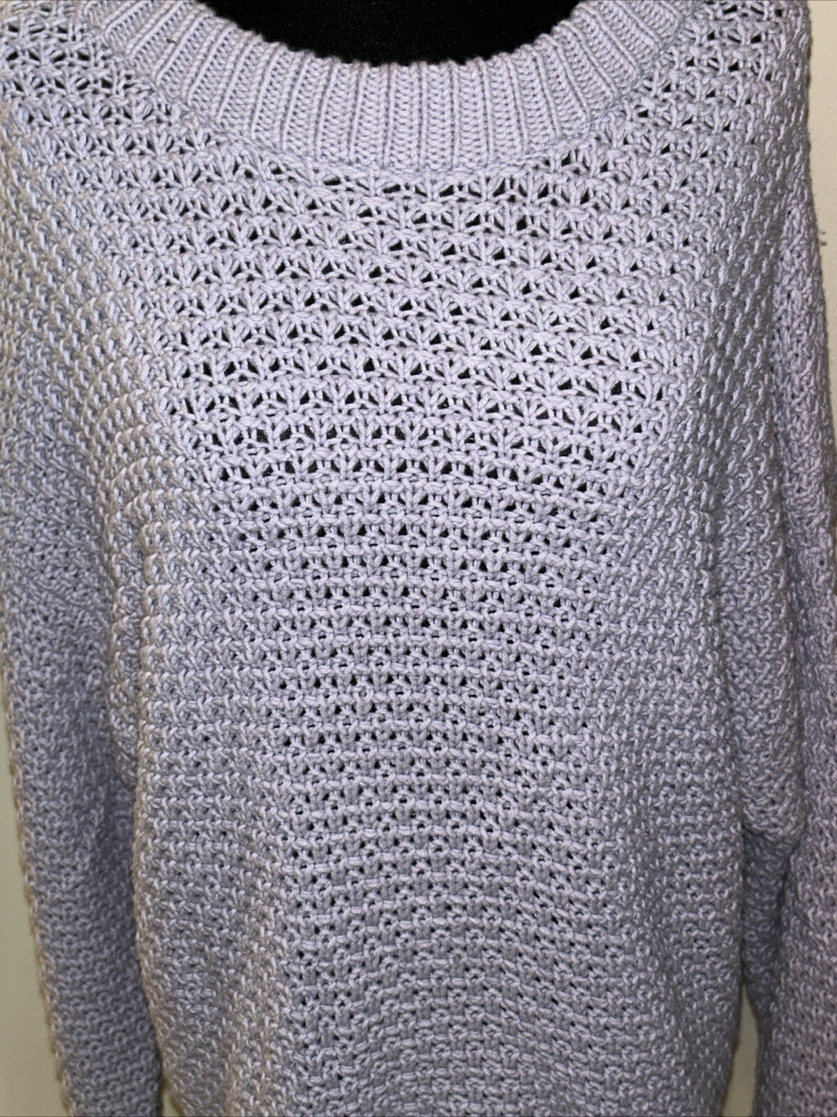 Universal Thread Large Solid Gray Knit Long Sleev… - image 3