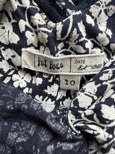 Women’s Fat face Dress Size 10 Maxi Navy & White Floral Sleeveless EC - Picture 13 of 15