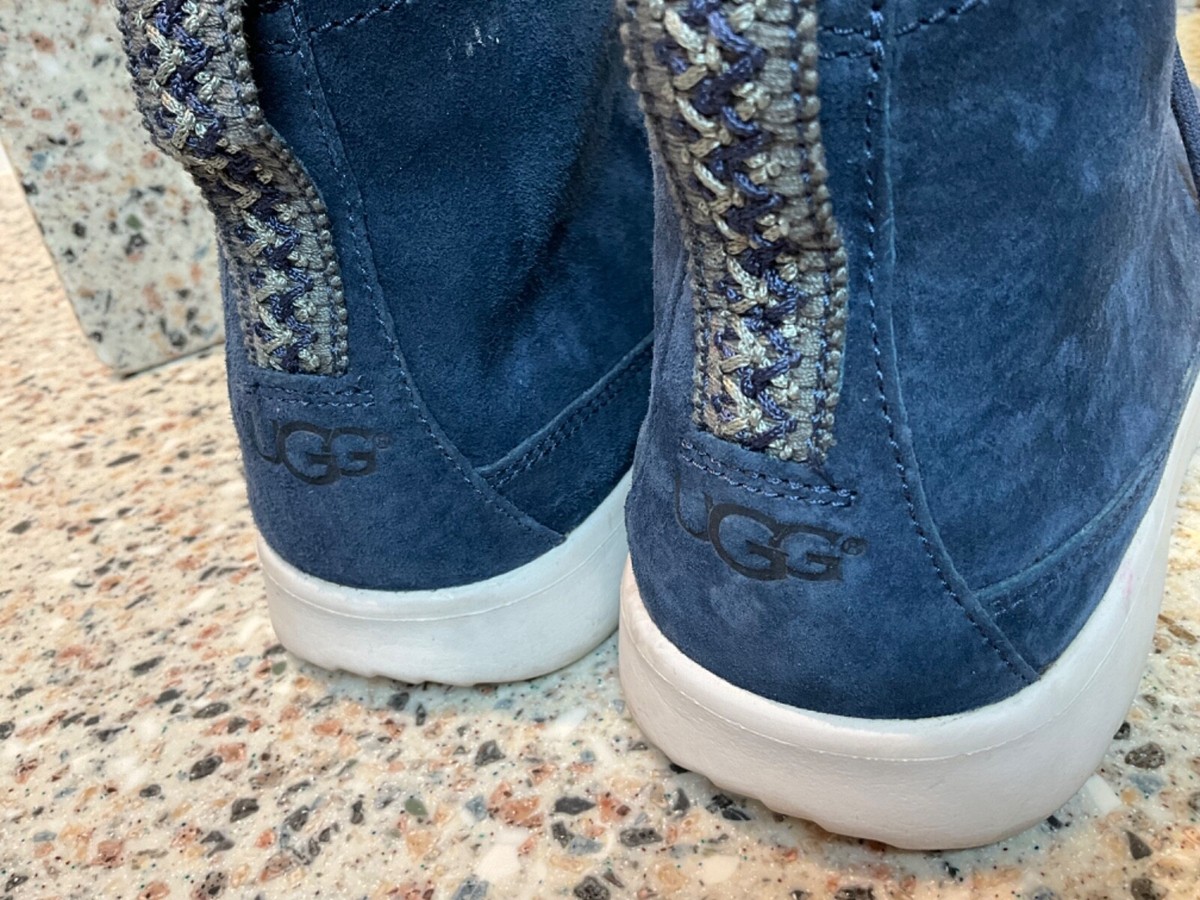 UGG Mens Freamon Chukka Boots Navy Blue Suede Leather US Size 12 Desert Boots UGG Freamon-Men main image 2
