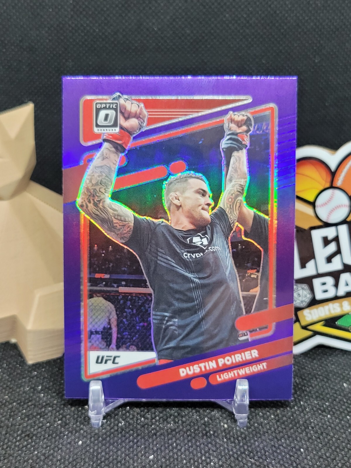 Dustin Poirier 2022 Donruss Optic UFC #2 Purple Prizm (CBR)