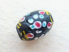 ANTIQUE  SUPER BEAUTY "AMBASSADOR"  PATTERN  GLASS TRADE  BEAD — photo 3