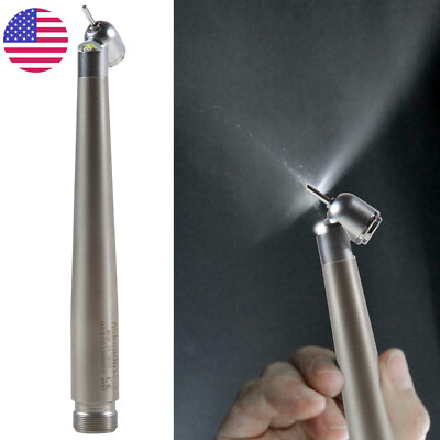 NSK Style Dental LED E-generator 45° Degree Fiber Optic Handpiece 2Hole ASkeadnt